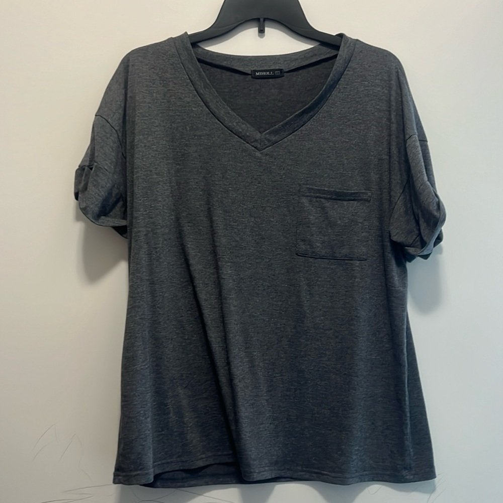 GREY BASIC TEE